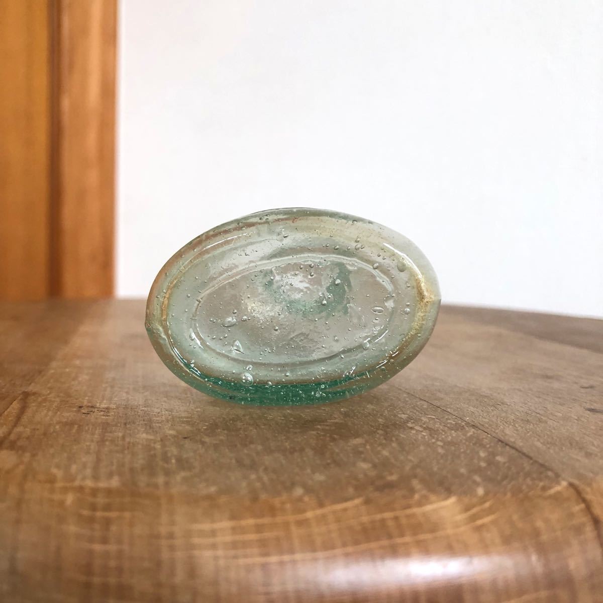 気泡ガラス瓶　アンティーク　　