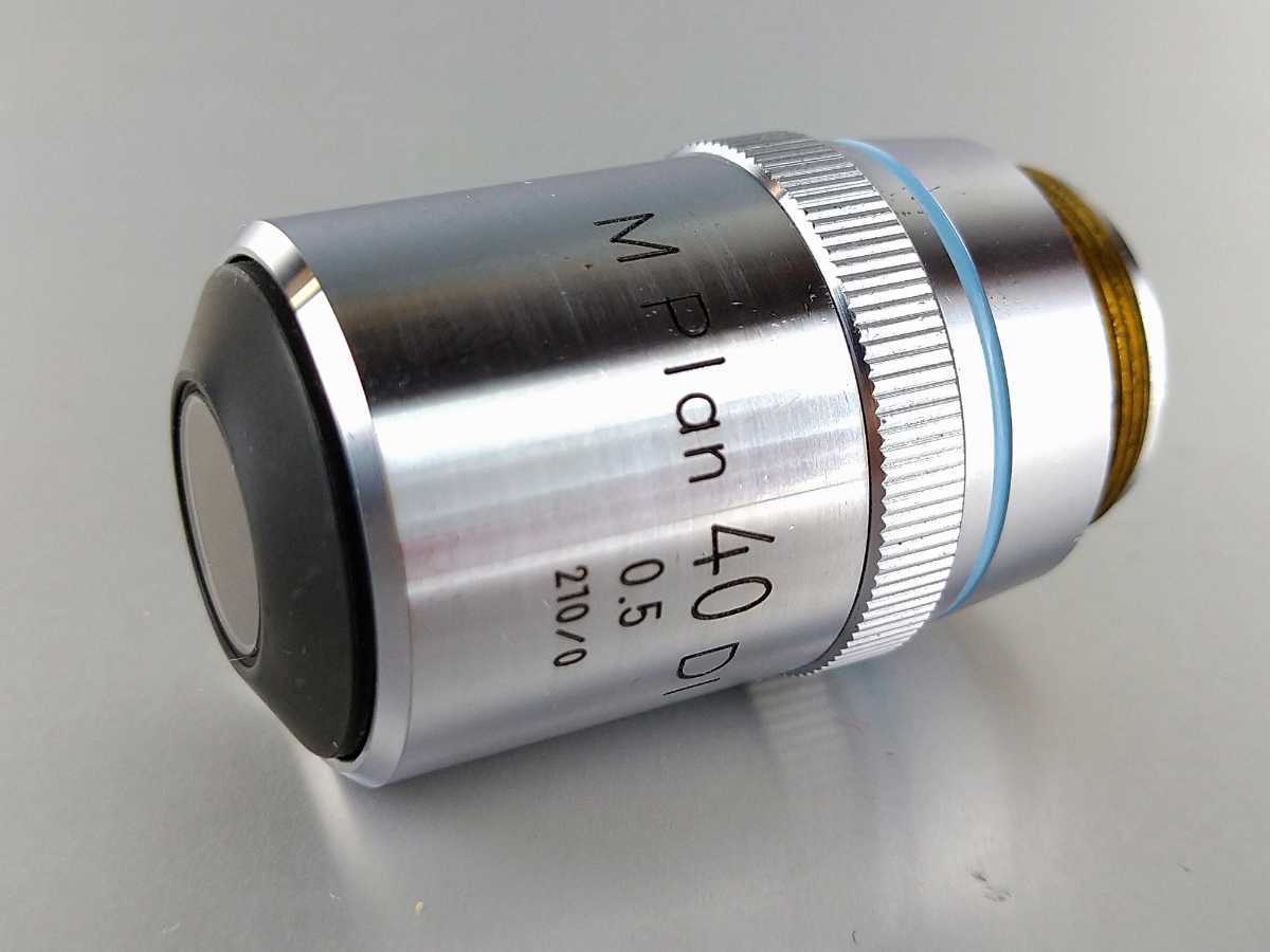 ニコンNikon顕微鏡対物レンズ M Plan 40 DI 0.5 210/ 0 操作確認 ニコンNikon顕微鏡対物レンズ M Plan 40 DI 0.5 210/ 0 操作確認
