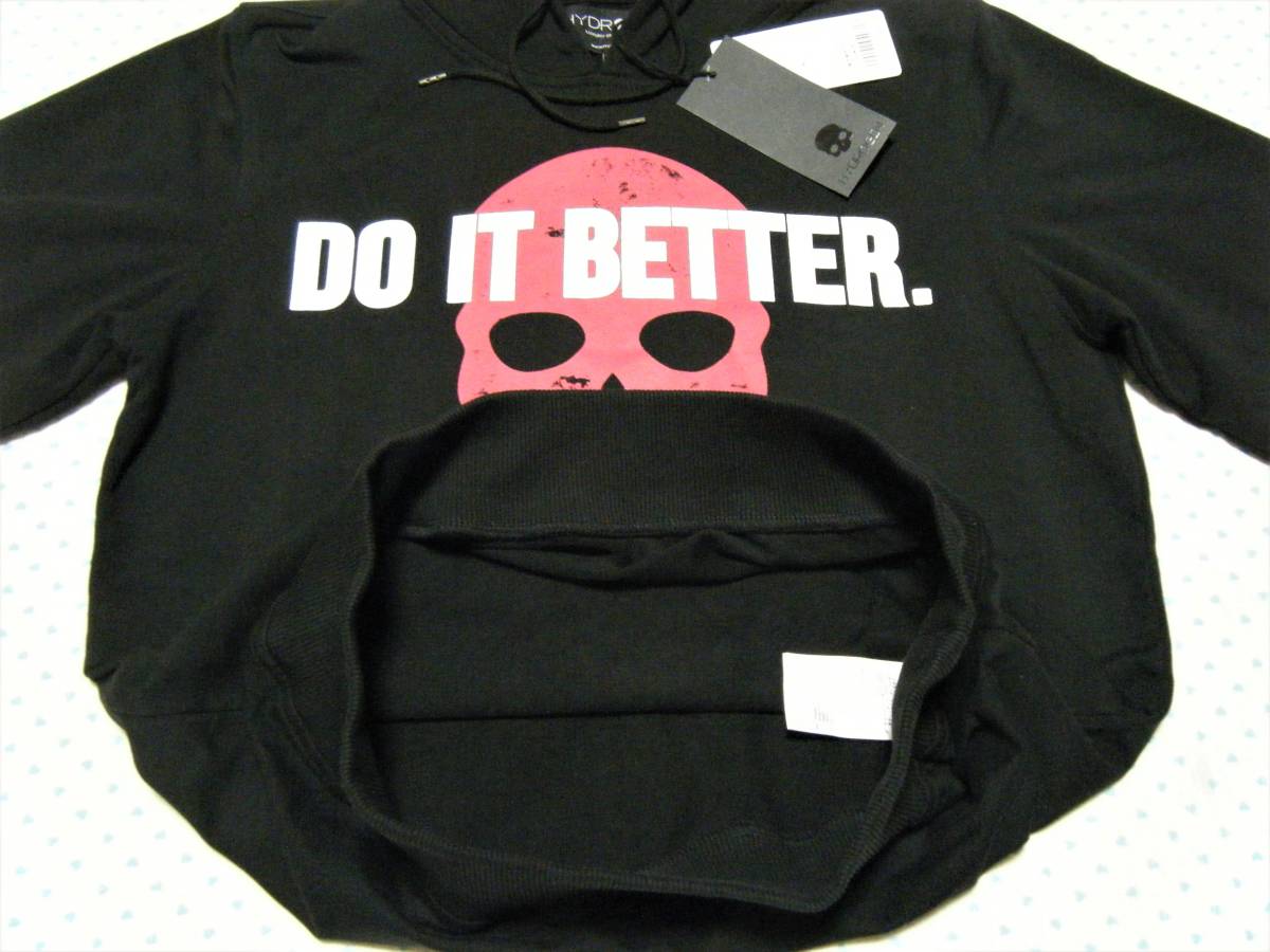  Hydrogen HYDROGEN DO IT BETTER HOODIEkajuru& tennis for fti- jacket * Parker black color size M regular price 26,180 jpy 