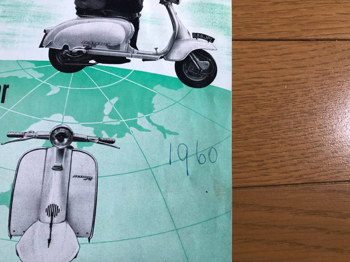 ランブレッタ LAMBRETTA ser2 2型 TV175 販売カタログ リーフレット 中古_画像2