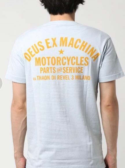 新品タグ付 Sサイズ Deus ex Machina MARLE MILAN TEE デウスエクスマキナ Tシャツ DMS71885E