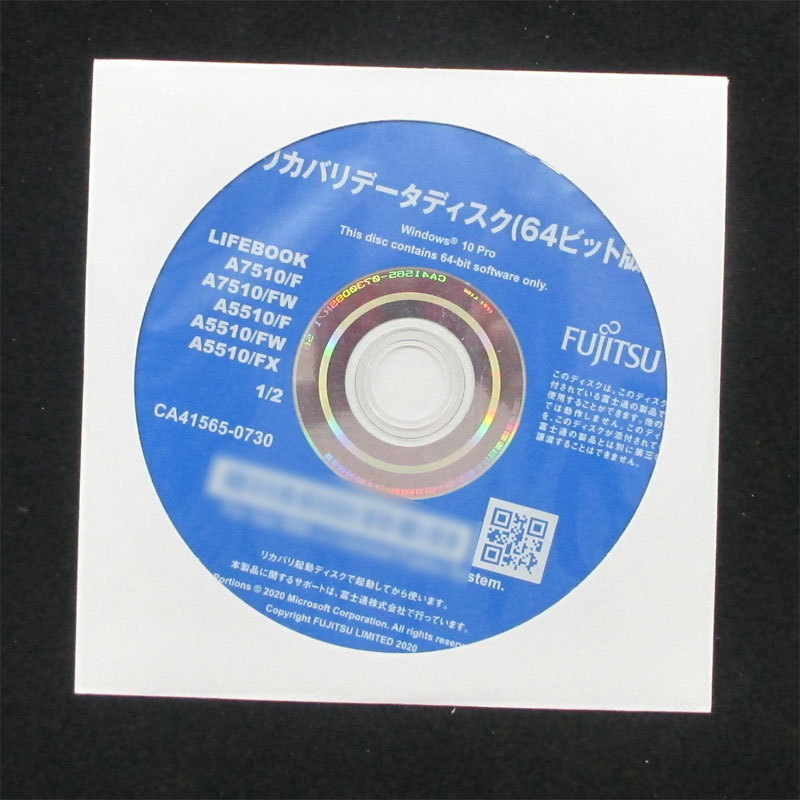  бесплатная доставка! no. 10 поколение восстановление диск полный комплект * Fujitsu Windows10 64 bit Fujitsu LIFEBOOK A7510/F A7510/FW A5510/F A5510/FW A5510FX #AW