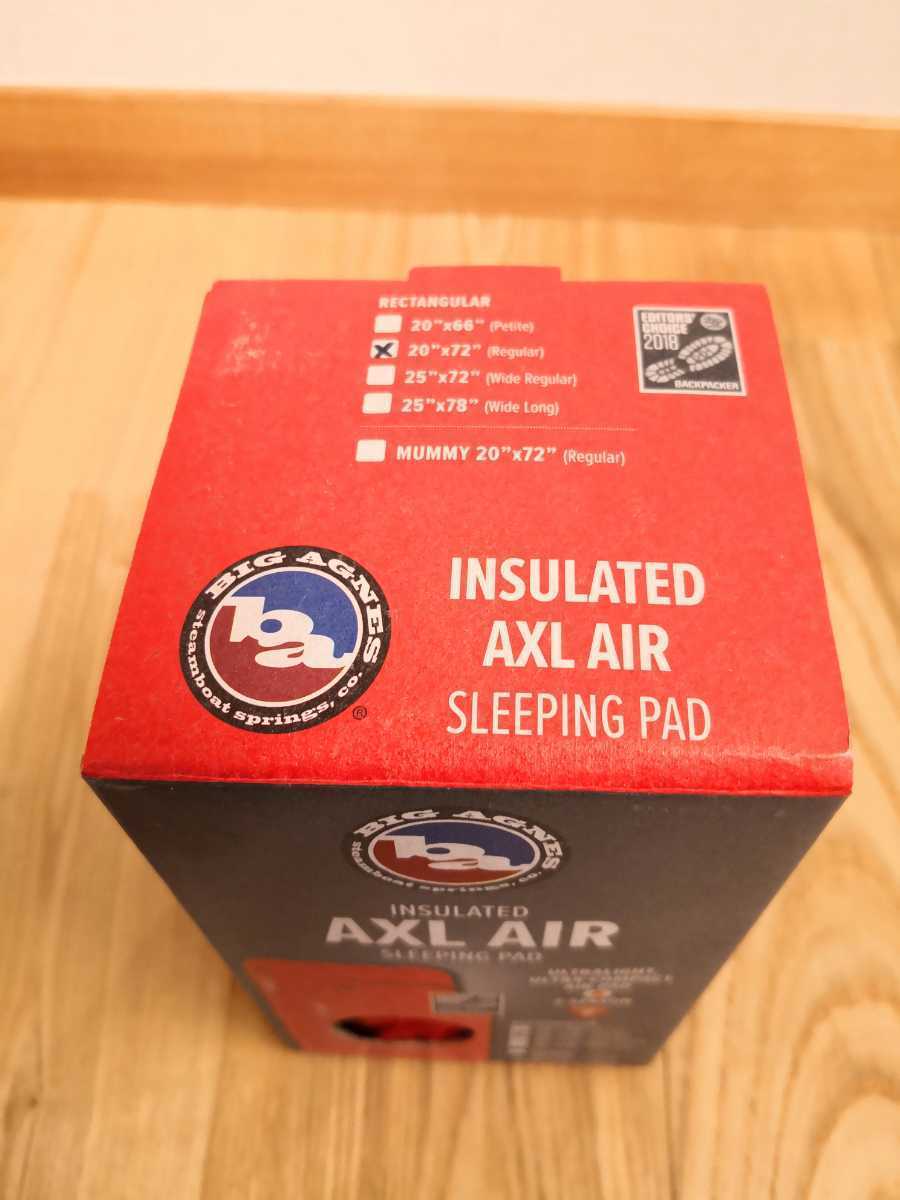 Yahoo!オークション - Big Agnes ビッグアグネス 断熱 AXL エアスリ...