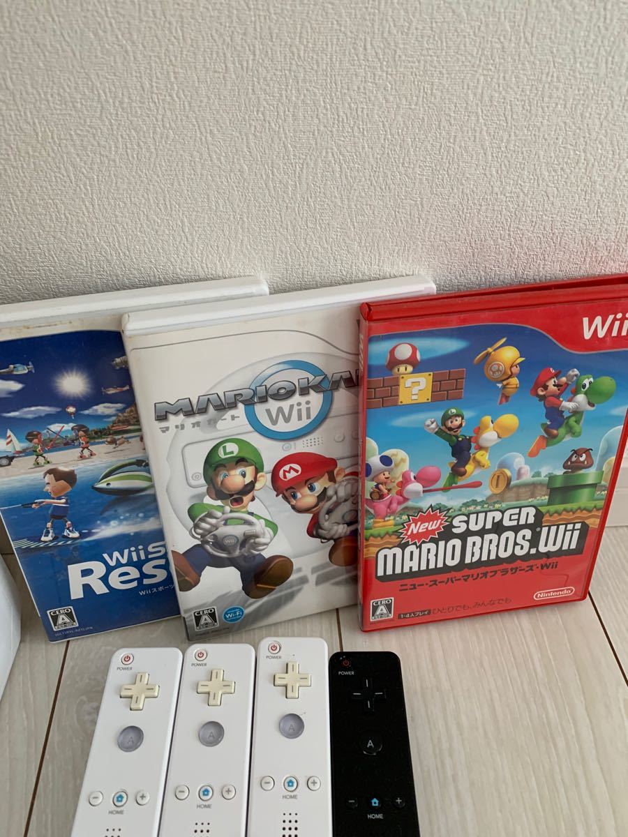 Nintendo Wii セット　 Wiiマリオカート等