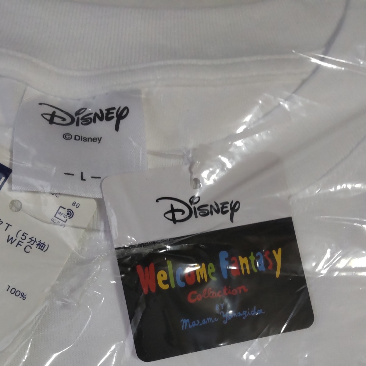 GU x Disney くまのプーさん WOMEN サイズL グラフィックTシャツ(5分袖)　新品　未着