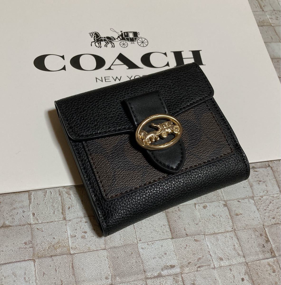 Coach】ジョージースモールウォレット ブラック www.ijdtogo.org