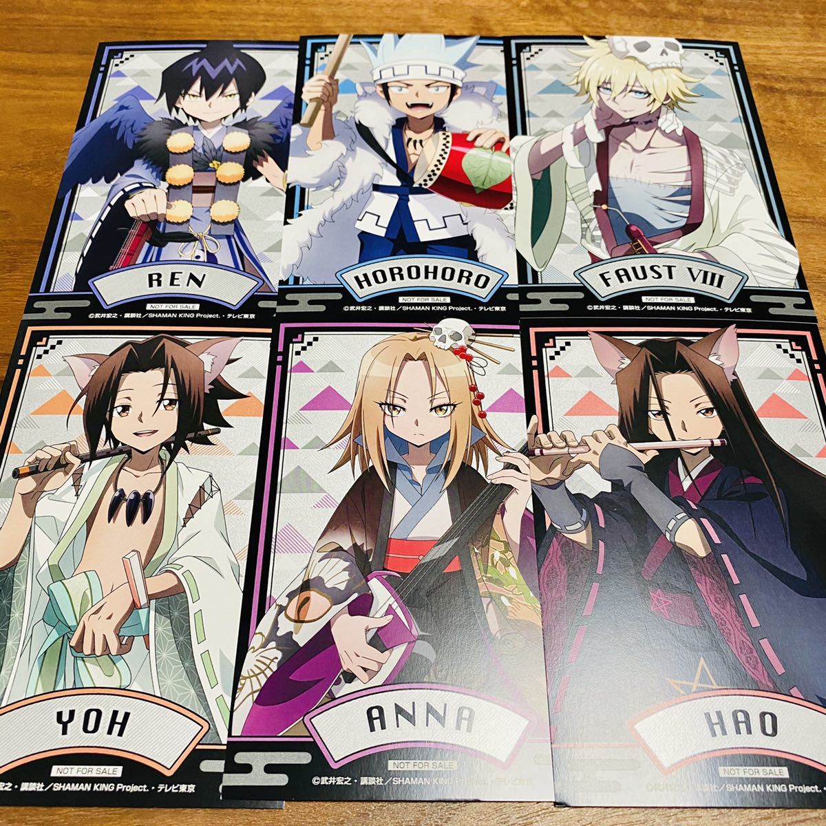 Paypayフリマ シャーマンキング 渋谷 タワーレコード タワレコ限定 ノベルティ ポストカード 全6種セット 葉 アンナ 蓮 ホロホロ ファウスト ハオ Paypayフリマ シャーマンキング 渋谷 タワーレコード タワレコ限定 ノベルティ ポストカード 全6種セット 葉 アンナ 蓮 ホロホロ ファウスト ハオ