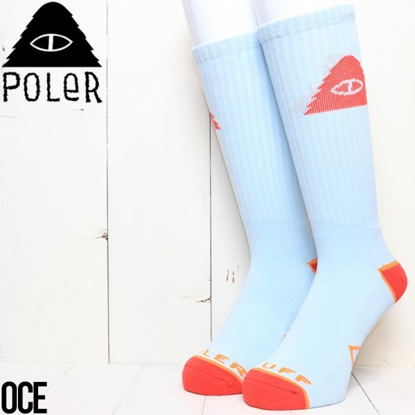 [クリックポスト対応] POLeR ポーラー CYCLOPS ICON SOCKS ソックス 靴下 211ACUAC01 ワンサイズ OCE_画像1