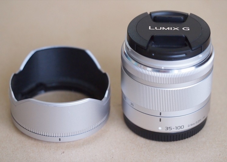 ★送料無料★ LUMIX G VARIO 35-100mm F4.0-5.6 H-FS35100 ルミックス Panasonic パナソニック レンズキャップ フード付属 【動作確認済】_画像1