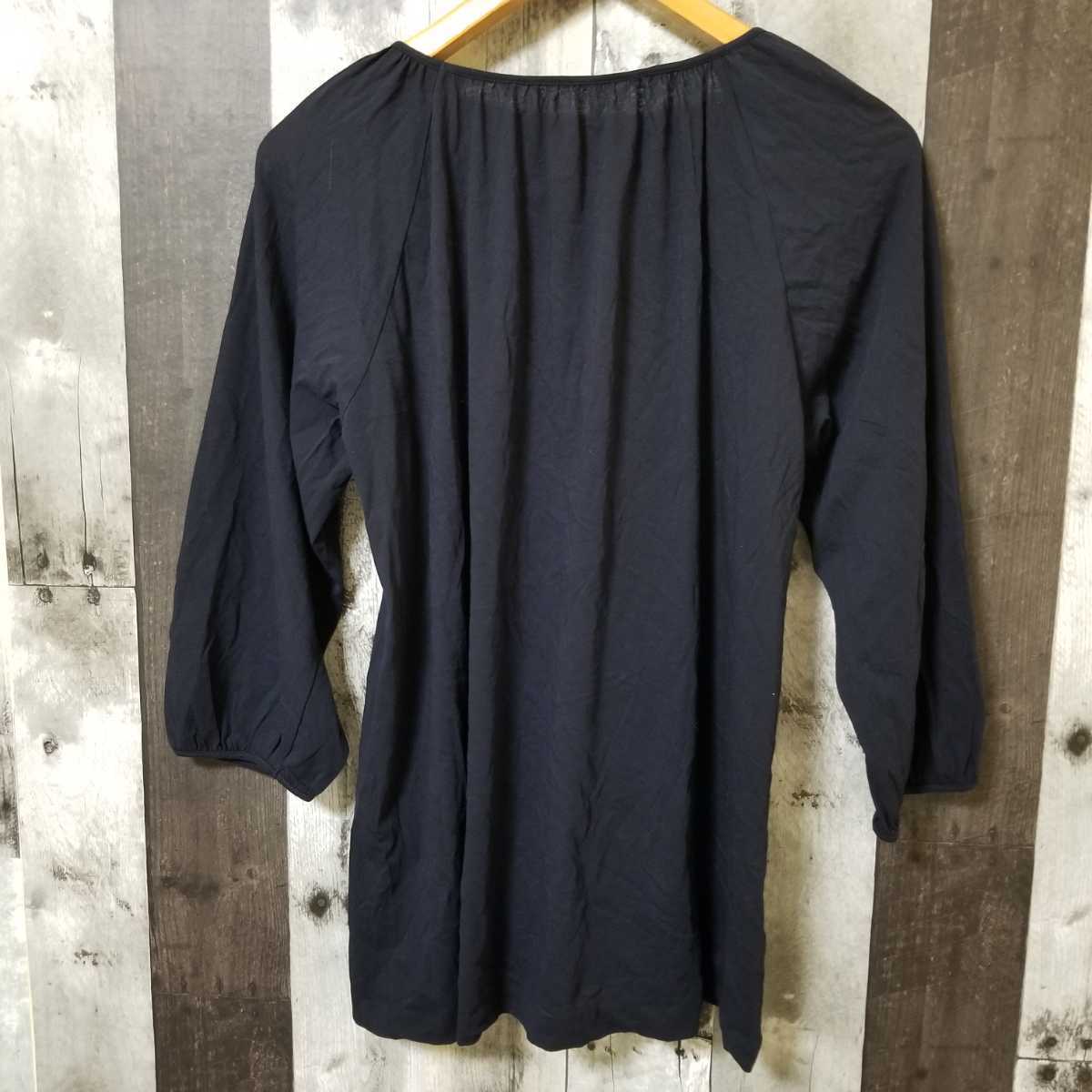  Area Free jiyuuk cut and sewn tops рубашка размер 40 оттенок черного женский 