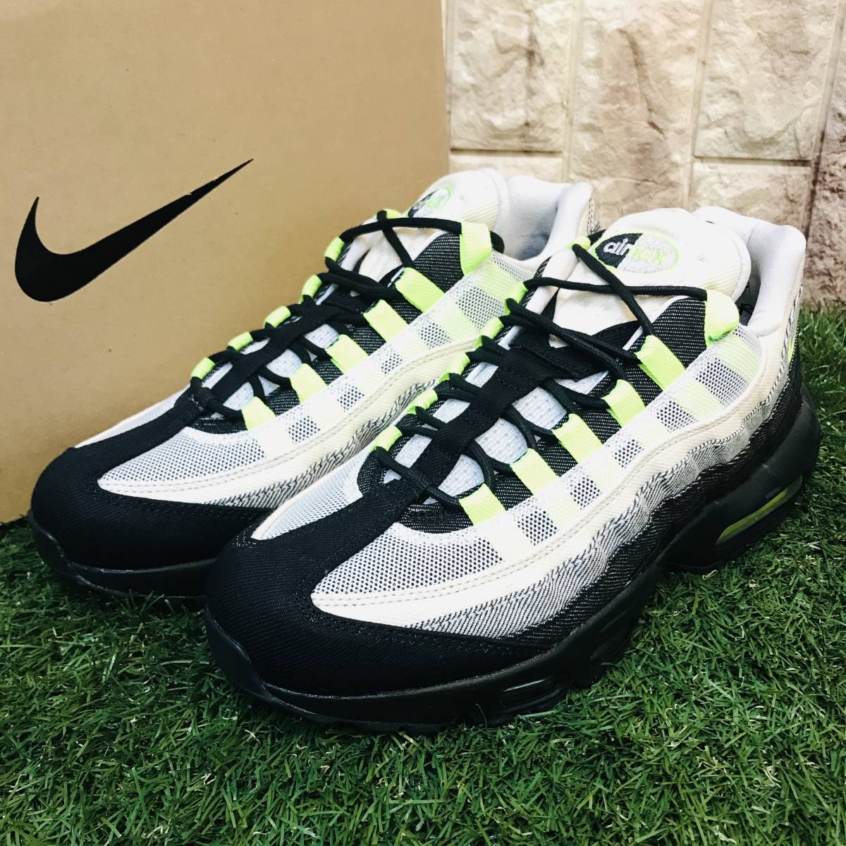 人気コラボ DENHAM × NIKE AIR MAX 95 VOLT デンハム × ナイキ エア マックス 95 ボルト ブラック ホワイト 27.0cm 送料込 DD9519-001_画像6