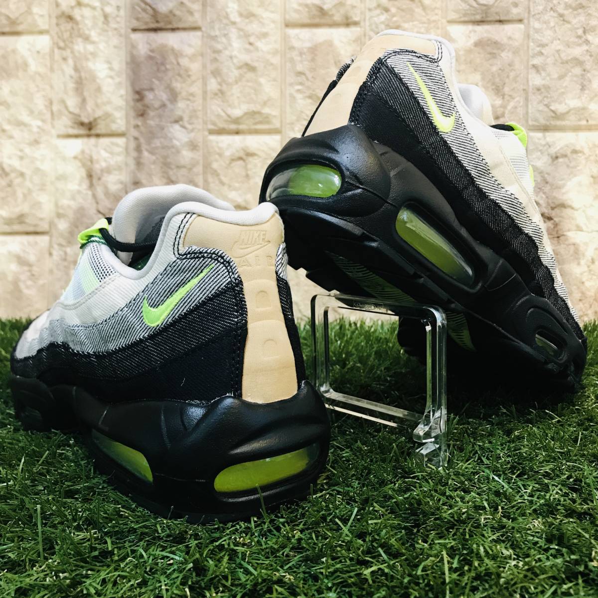 人気コラボ DENHAM × NIKE AIR MAX 95 VOLT デンハム × ナイキ エア マックス 95 ボルト ブラック ホワイト 27.0cm 送料込 DD9519-001_画像8