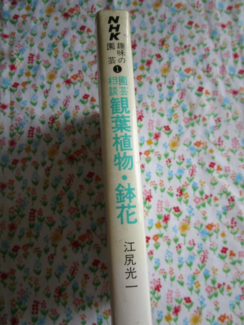 A　NHK趣味の園芸「園芸相談　観葉植物・鉢花」江尻光一 著～日本放送出版協会発行　表紙カバーに傷みあり