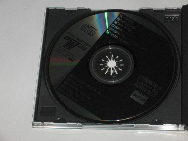 CD 刀根麻理子『LADY M MARIKO BEST』ベスト/2枚組/シール帯付の画像4