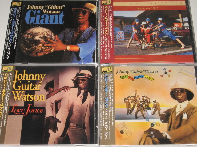 CD ジョニー・ギター・ワトソン（Johnny Guitar Watson）4枚セット