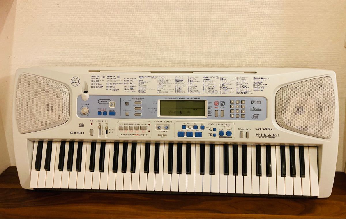 CASIO カシオ 電子キーボード LK-180TV|Yahoo!フリマ(旧PayPay CASIO カシオ 電子キーボード LK-180TV|Yahoo!フリマ(旧PayPay
