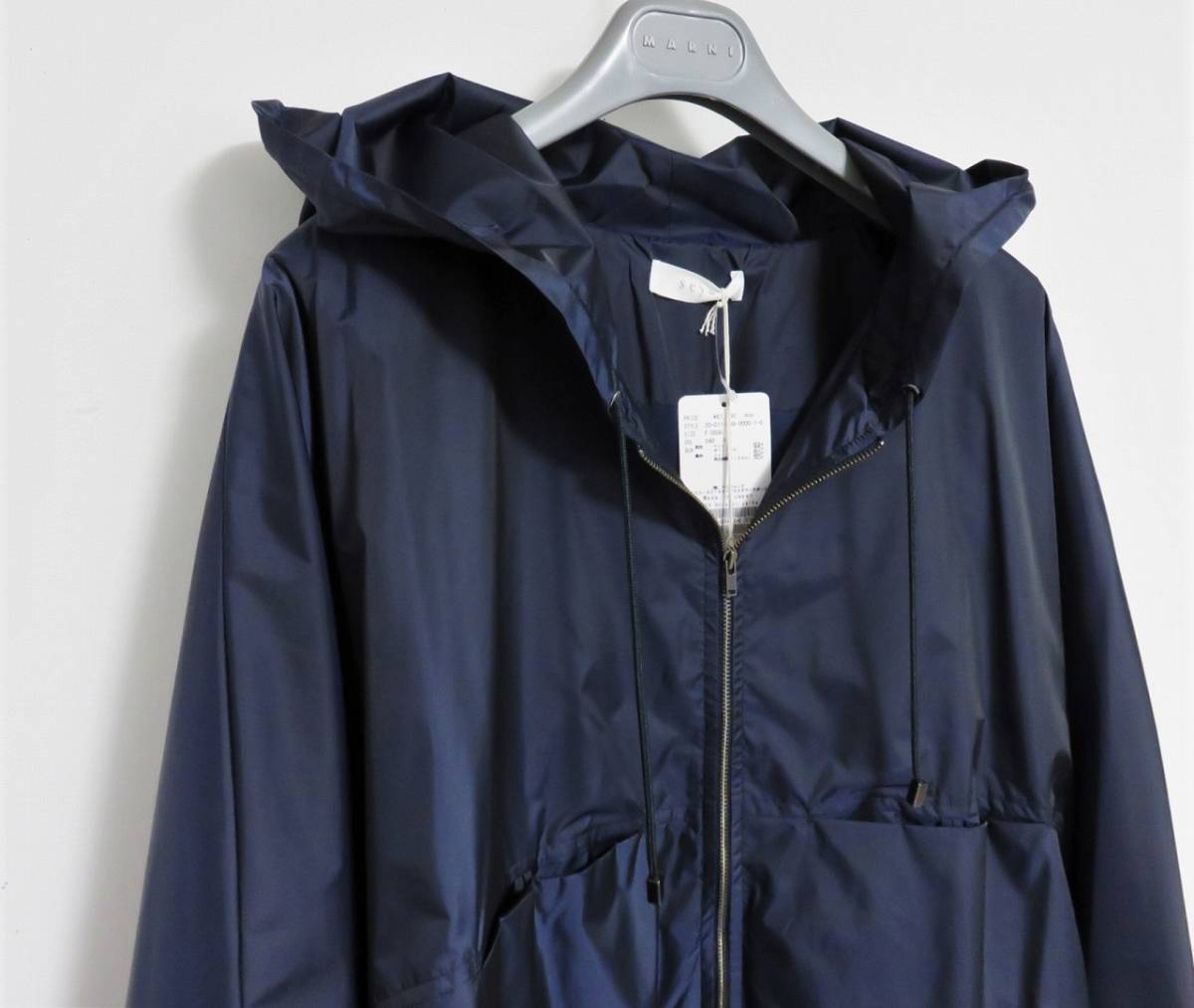 定価7.3万 新品 SEYA. MONSOON PARKA WATER REPELLENT S ユニセックス ネイビー 日本製 セヤ モンスーン パーカー ブルゾン ジャケット_画像2