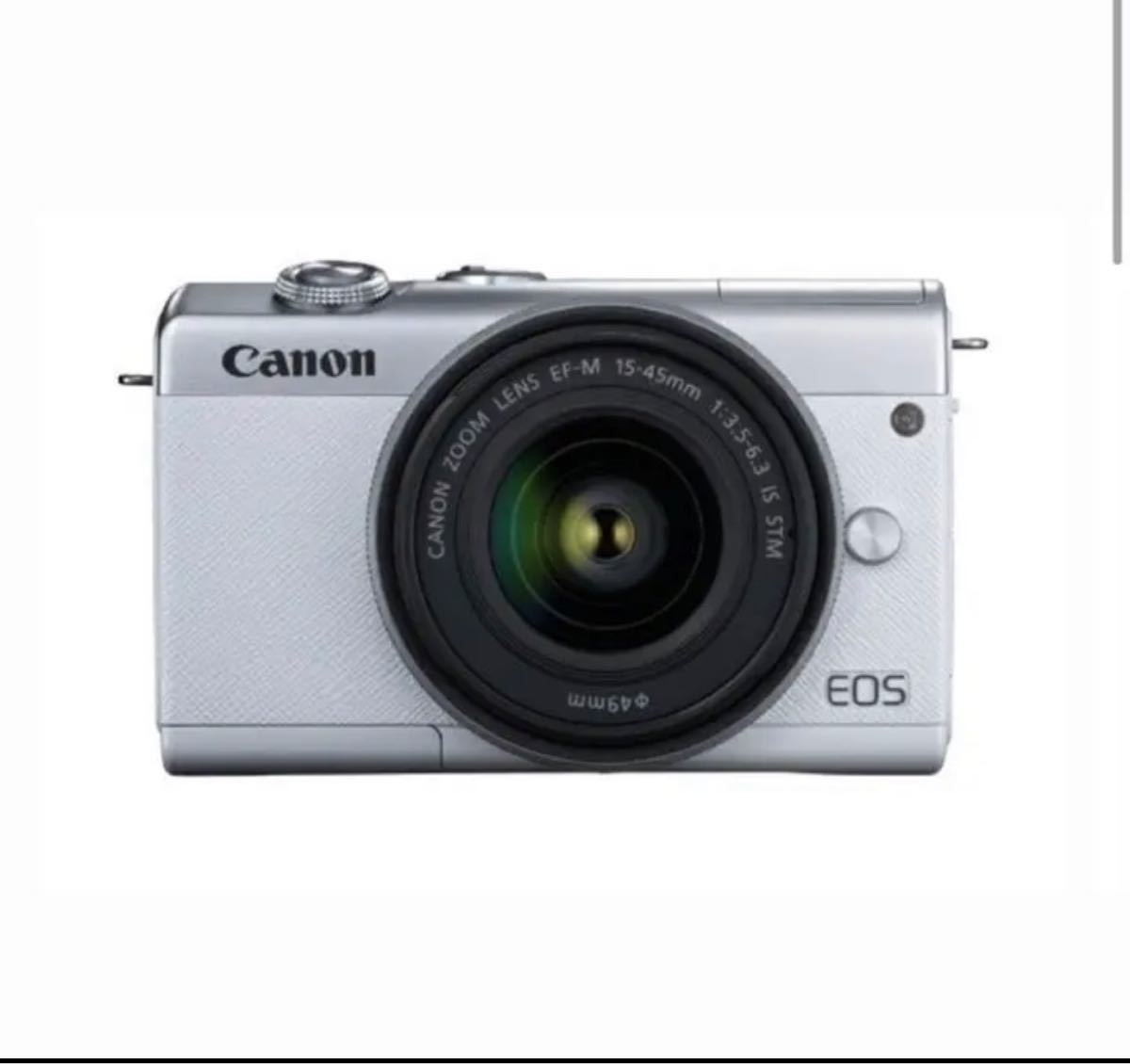 うのにもお得な Canon EOS ホワイト レンズキット M100 - ミラーレス一眼カメラ
