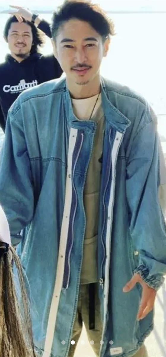 WTAPS ダブルタップス THOMPSON JACKET COTTON DENIM トンプソン デニム モッズ コート M51 ミリタリー インディゴ 窪塚洋介 着用