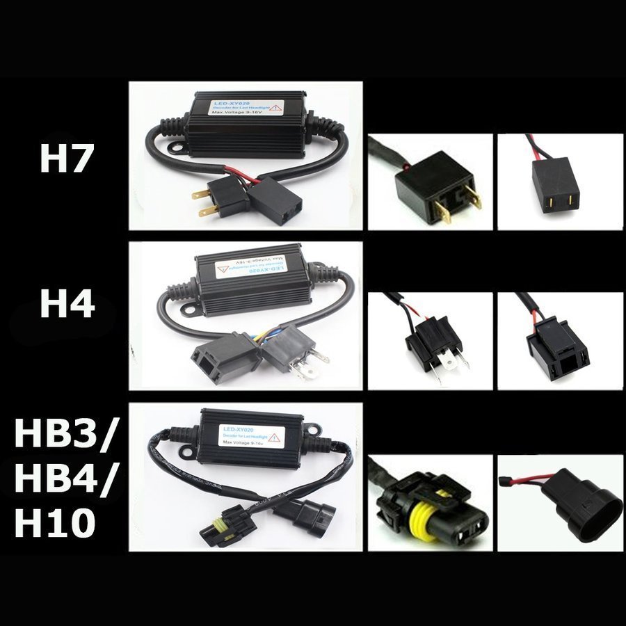 デジタルワーニングキャンセラー Hiビームインジケーター不点灯防止 球切警告 ヘッドライト フォグ HB3/HB4兼用 2本組 7日保証_画像3