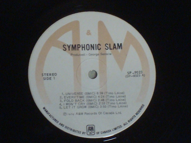 same / Symphonic slam CANADA org record LP Rainbow 