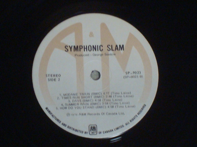 same / Symphonic slam CANADA org record LP Rainbow 