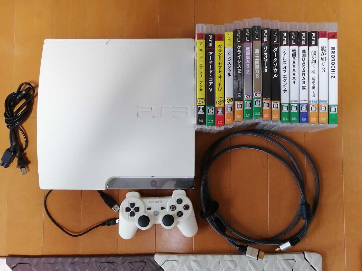 SONY PlayStation3 本体 白 PS3 -CECH-4200B