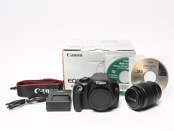 訳あり キヤノン デジタル一眼カメラ EOS Kiss X50 EF-S 18-50mm IS II レンズキット 5065B002 箱付き Canon_画像1