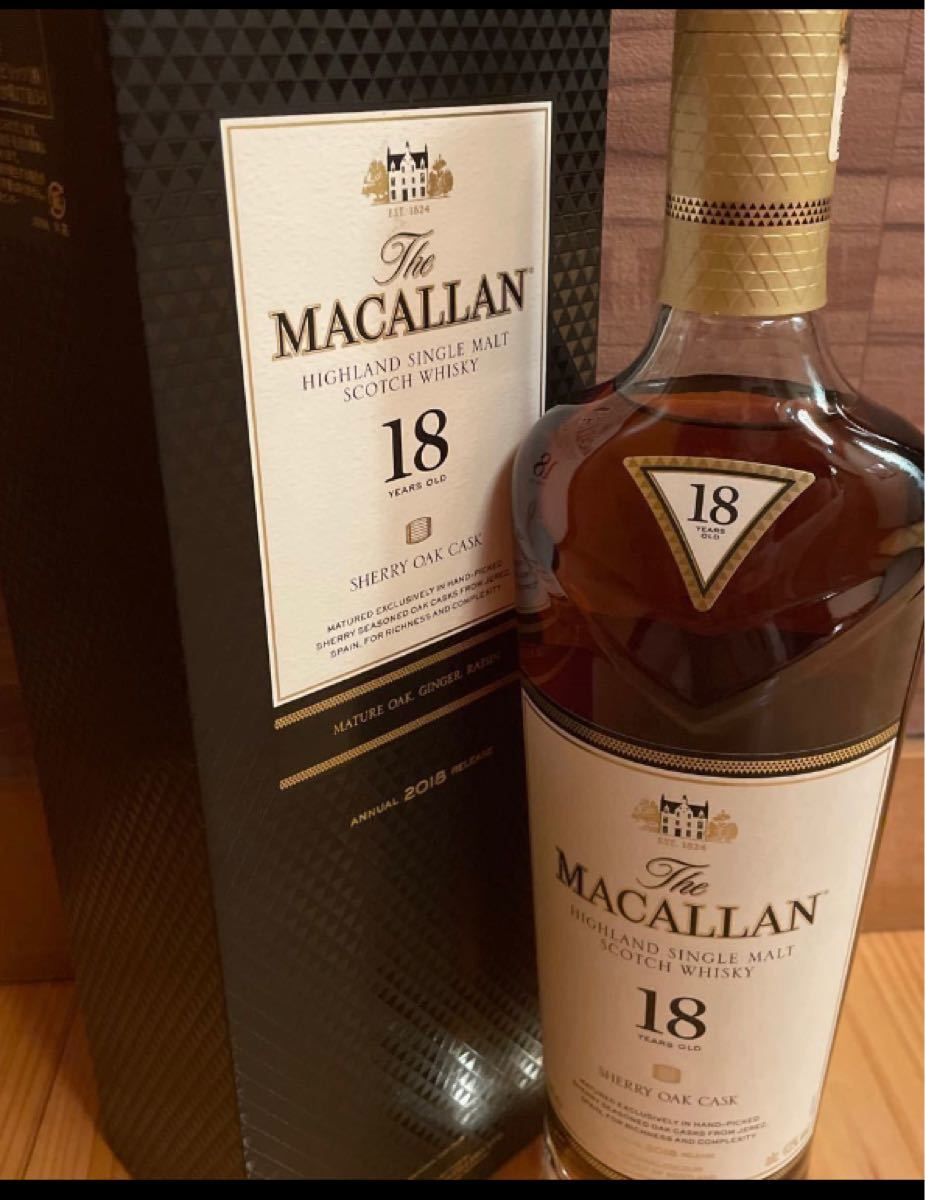 シングルモルト ウイスキー ザ マッカラン 18年 【ギフトボックス】MACALLAN 箱付き 正規品