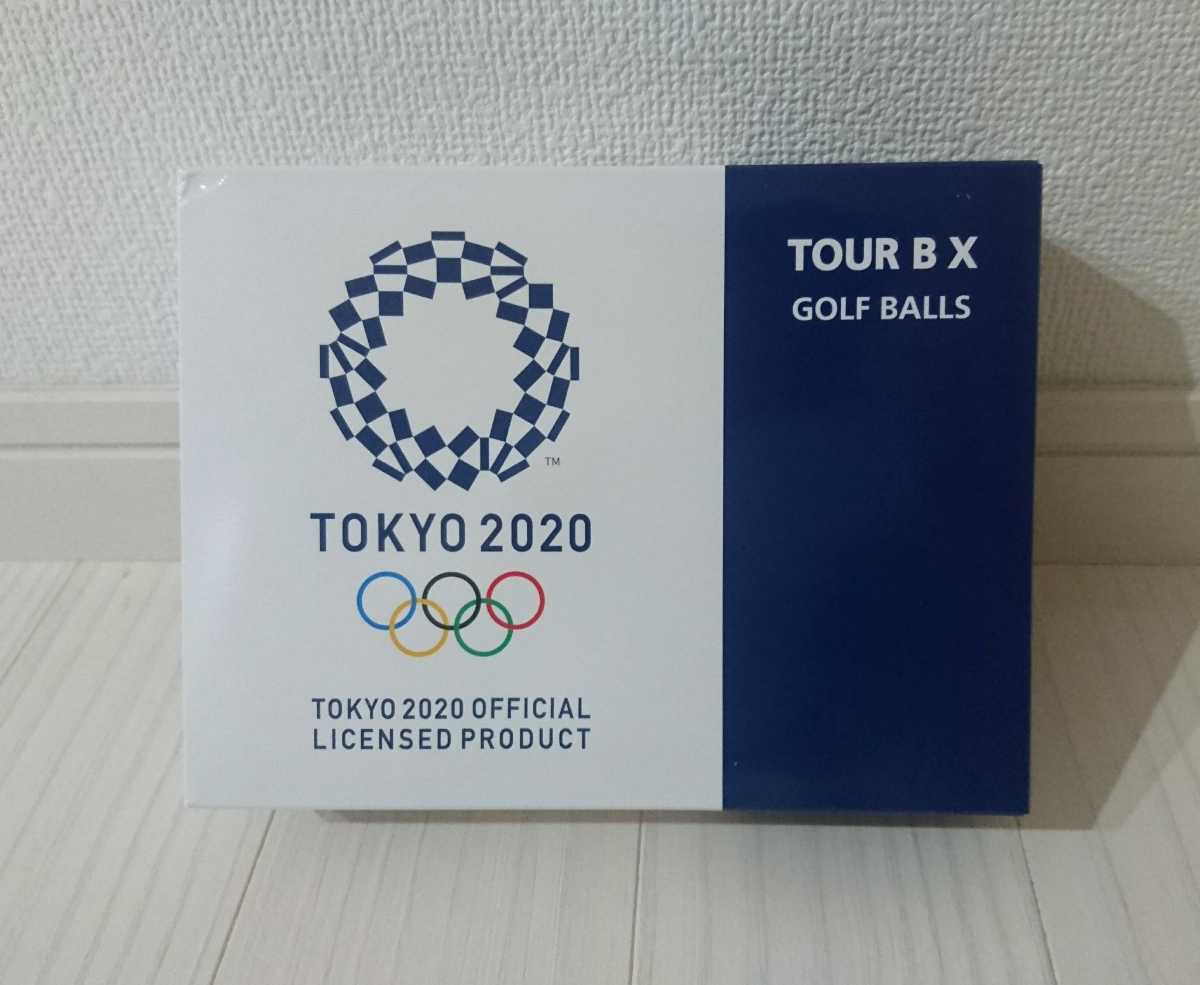 人気の春夏 【送料無料】TOKYO2020オリンピックエンブレムゴルフボールTOURBX12個(1ダース) オリンピック
