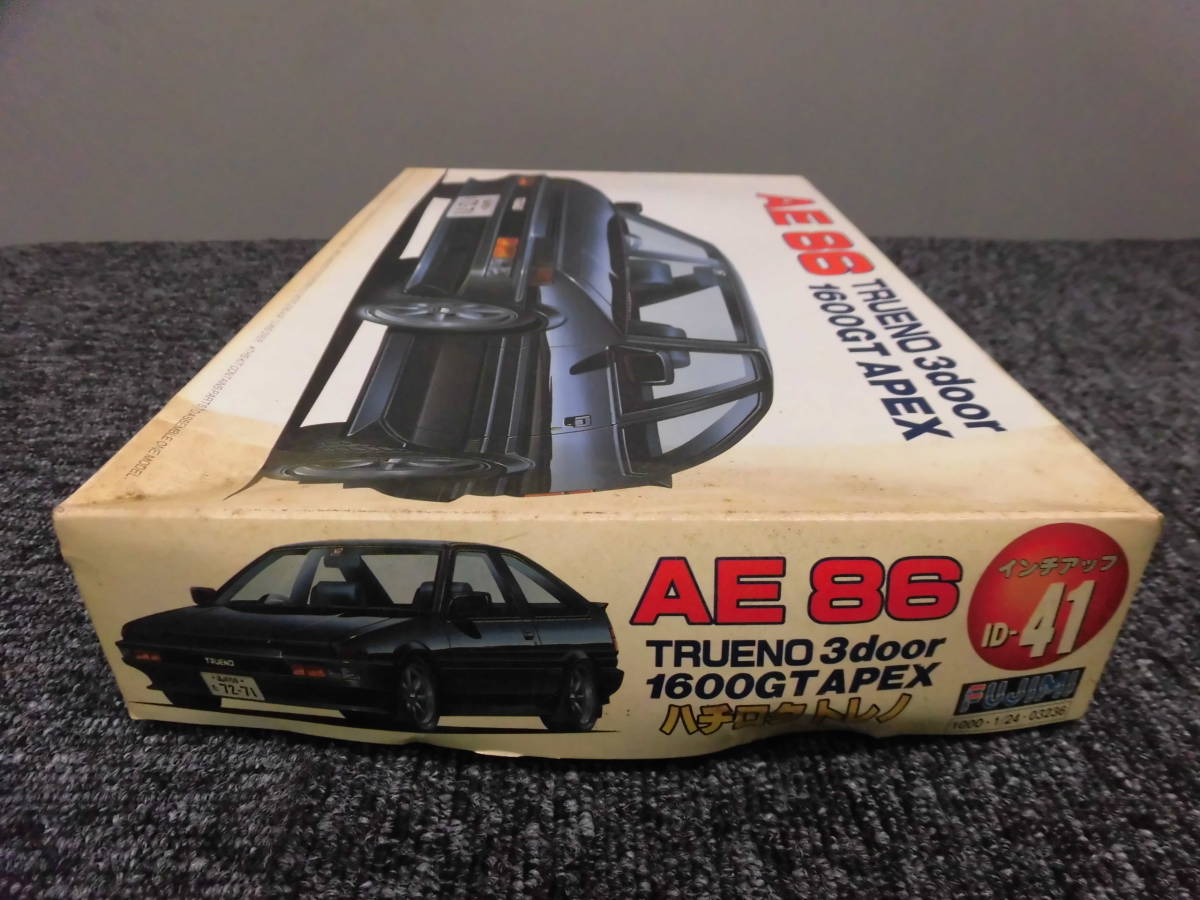 トヨタ・AE86トレノ・3door 1600GT・プラモデル (未組立品・フジミ製・1/24) / ビンテージ・当時もの_画像4