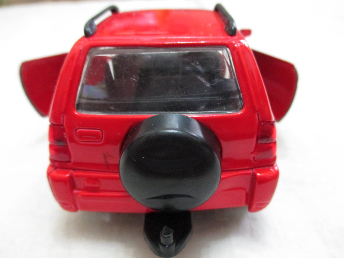 即決 4WD 赤 レッド used 中古 車 おもちゃ 玩具 ミニカー ミニチュア プルバック 子供 子ども 赤い車_画像7