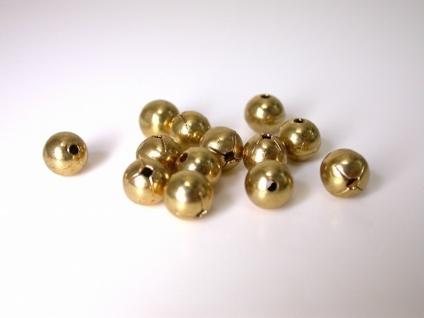 * Vintage brass beads... circle sphere 10 sphere!*meta ruby z button . tonbodama 