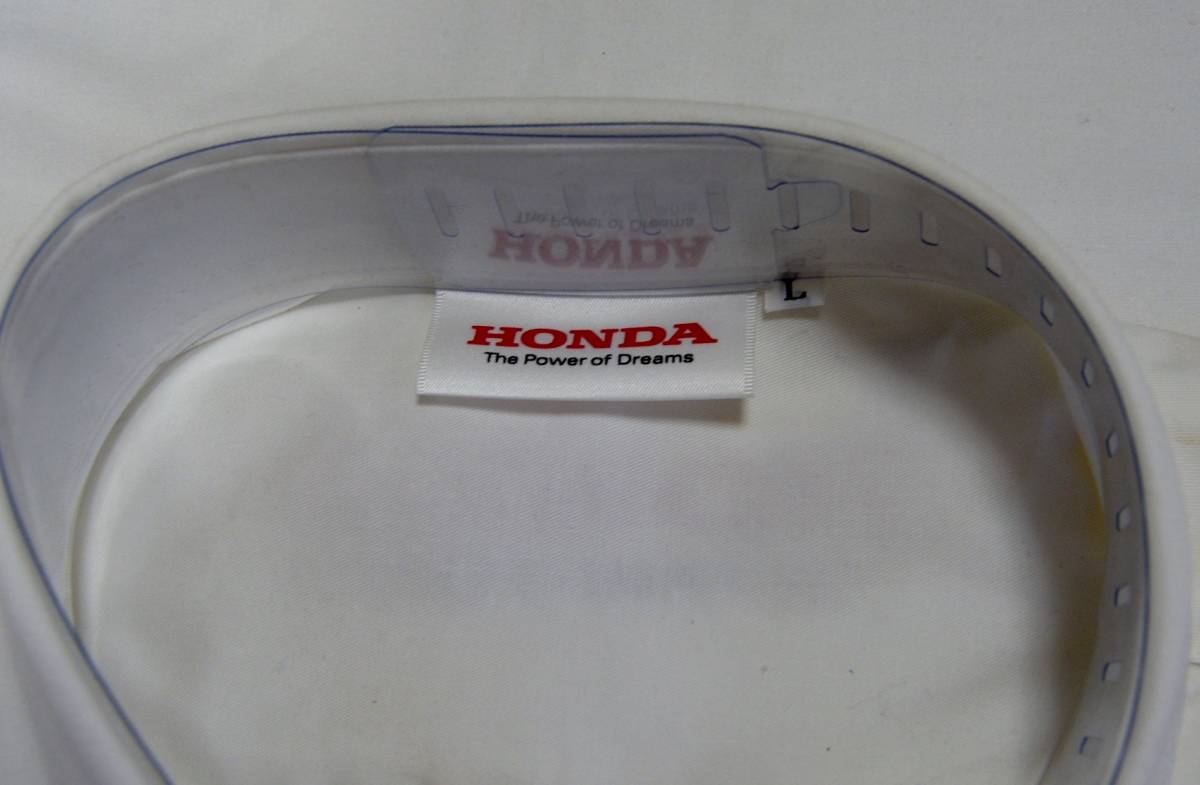 HONDA Honda рубашка "pit shirt" размер L не использовался товар с дефектом 