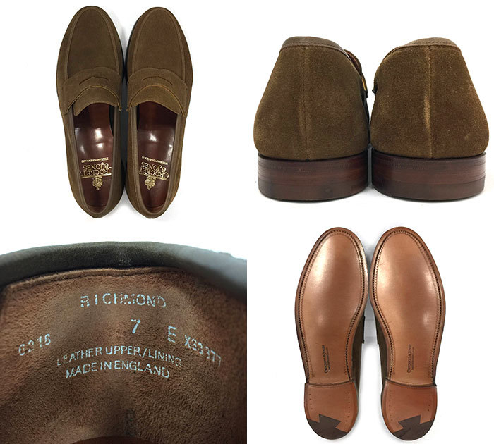 ▽【CROCKETT&JONES】クロケット&ジョーンズ スナッフ スウェード