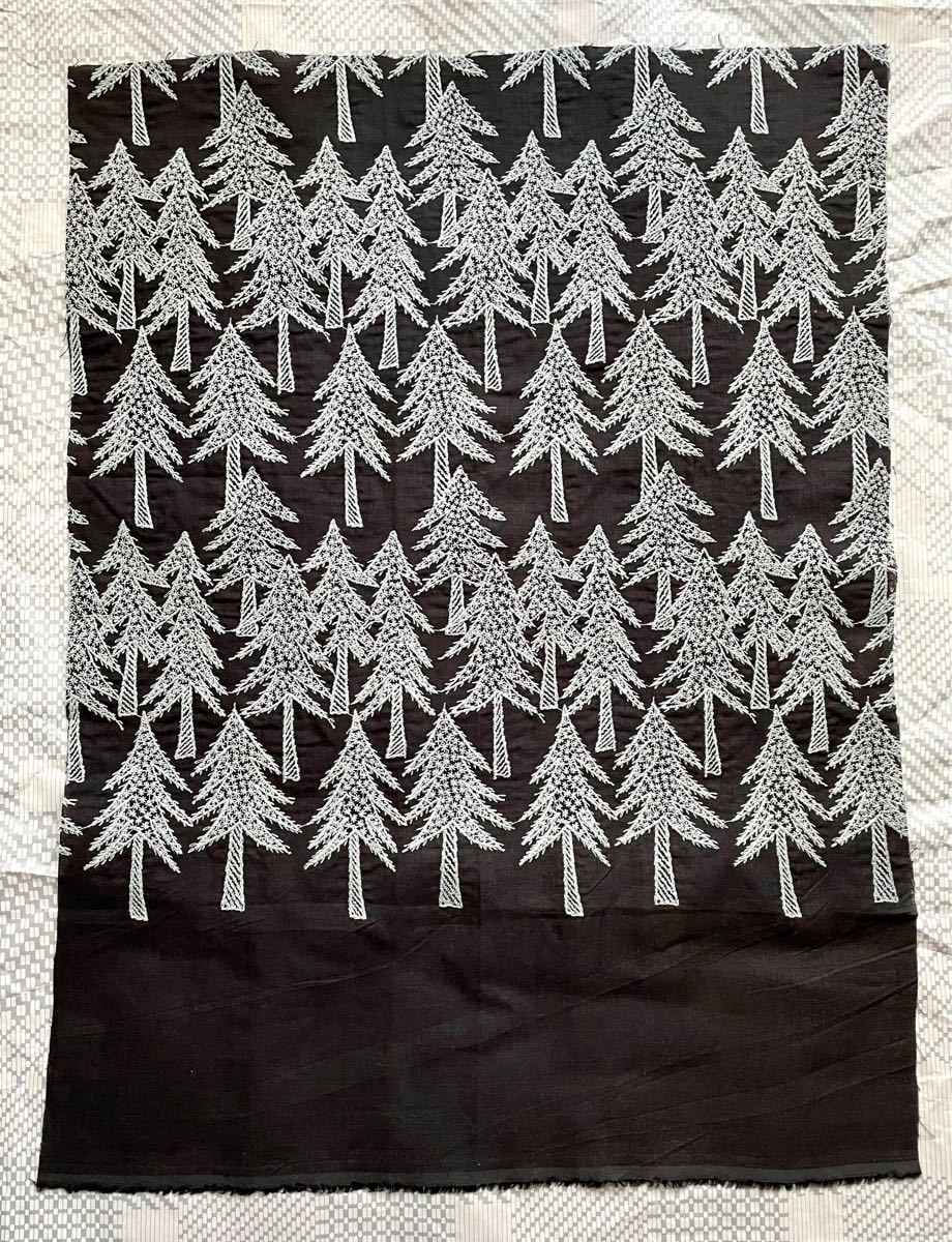 ミナペルホネン land theater / charcoal × light blue 55×41|PayPay