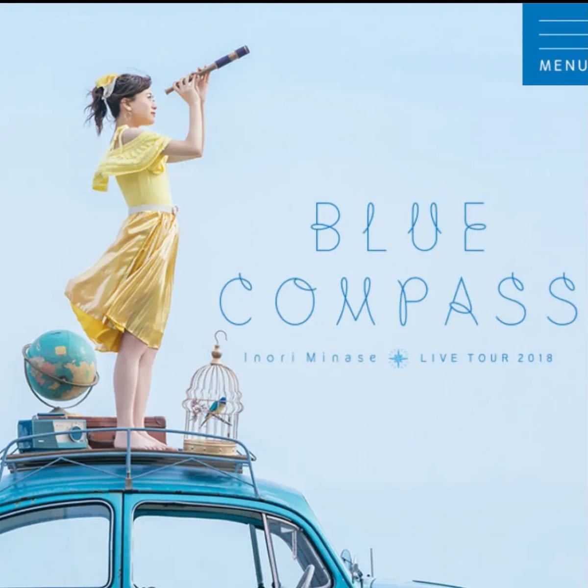 Tシャツ 水瀬いのりライブツアー Blue Compass