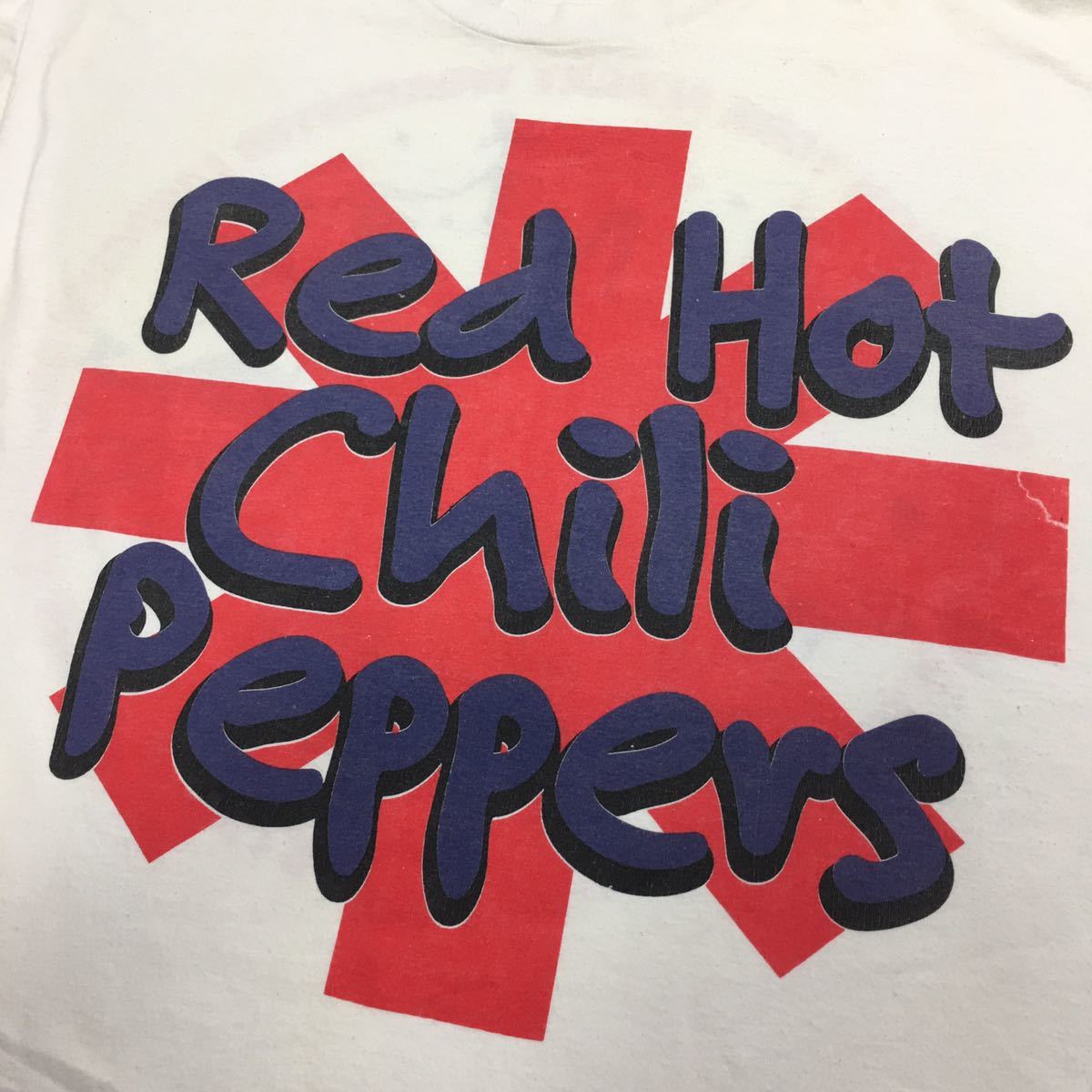 [RED HOT CHILI PEPPERS]90s Vintage футболка XL красный hot Chile перец z б/у одежда re Chile блокировка частота SONIC YOUTH HOLE BJORK