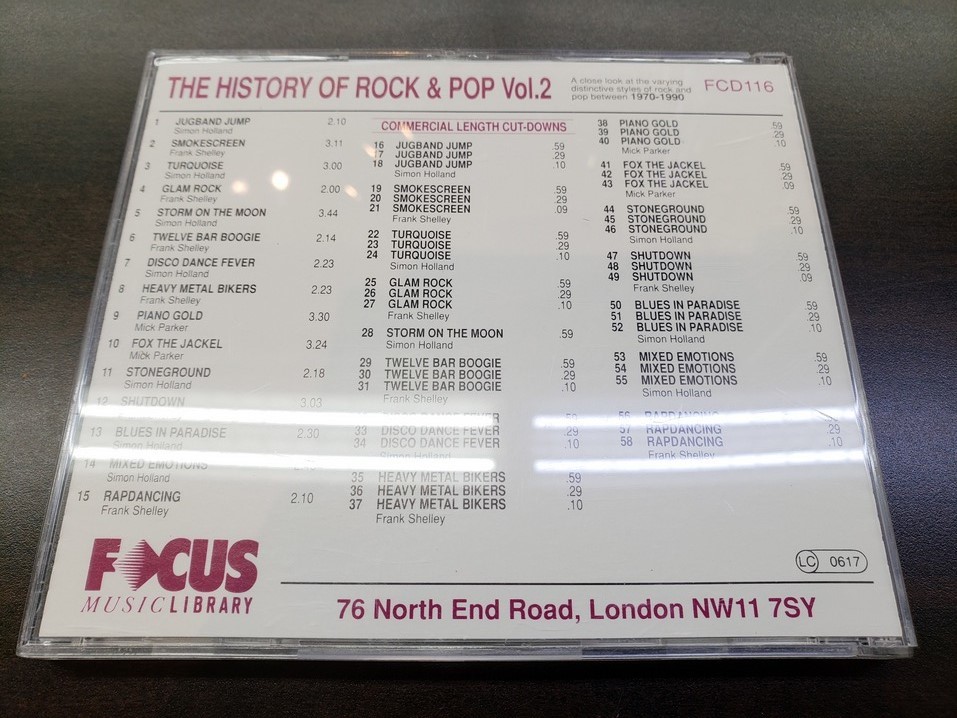 CD / HISTORY OF ROCK & POP Vol.2 / 中古_画像2