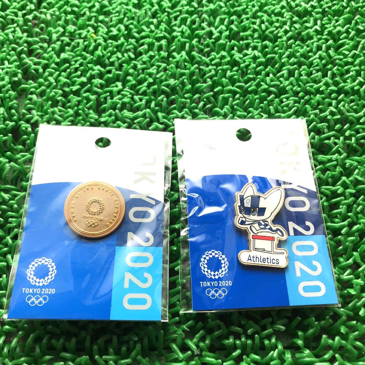 PayPayフリマ｜東京2020 オリンピック ミライトワ 陸上 メダル ピンズ 