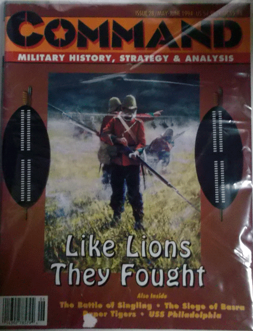 XTR/COMMAND MAGAZINE NO.28/LIKE LIONS THEY FOUGHT/駒未切断/日本語訳無し