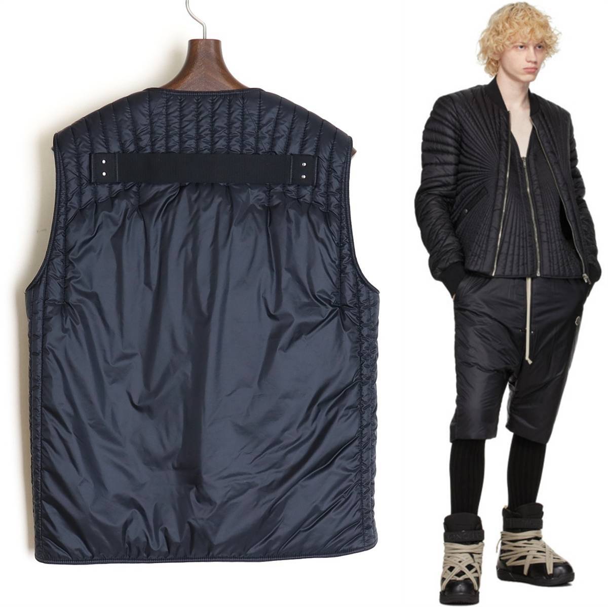 MONCLER + Rick Owens 20AW国内正規品MOAPA GILET 0 ダウンベスト