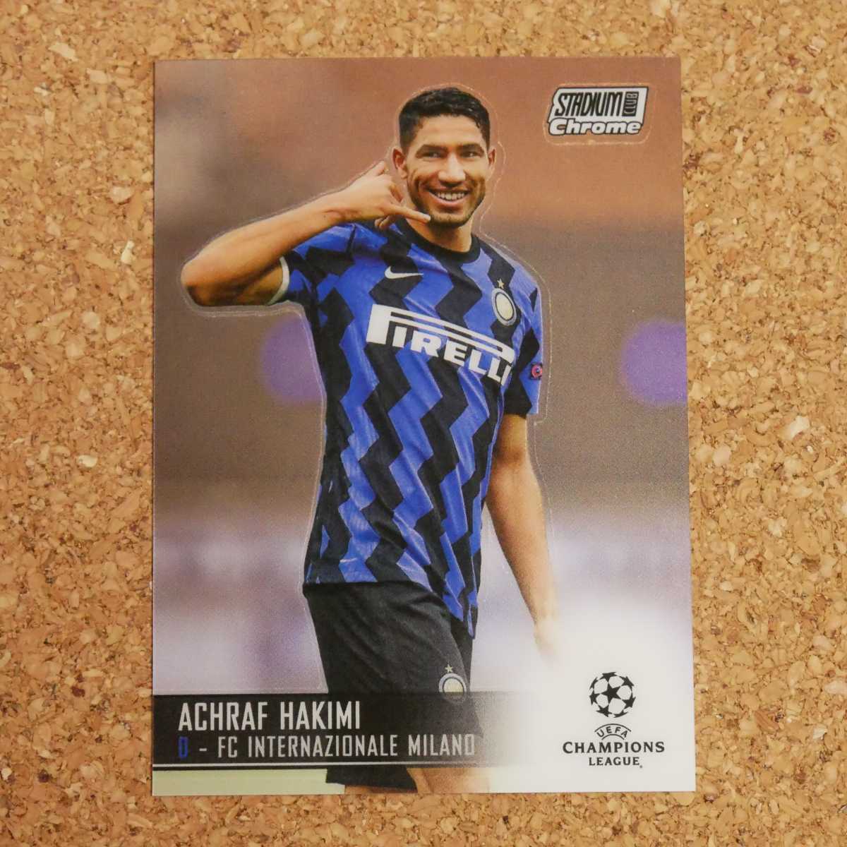 topps stadium club chrome Achraf Hakimi トップス スタジアムクラブクローム アクラフハキミ インテル パリサンジェルマン PSG モロッコ_画像1