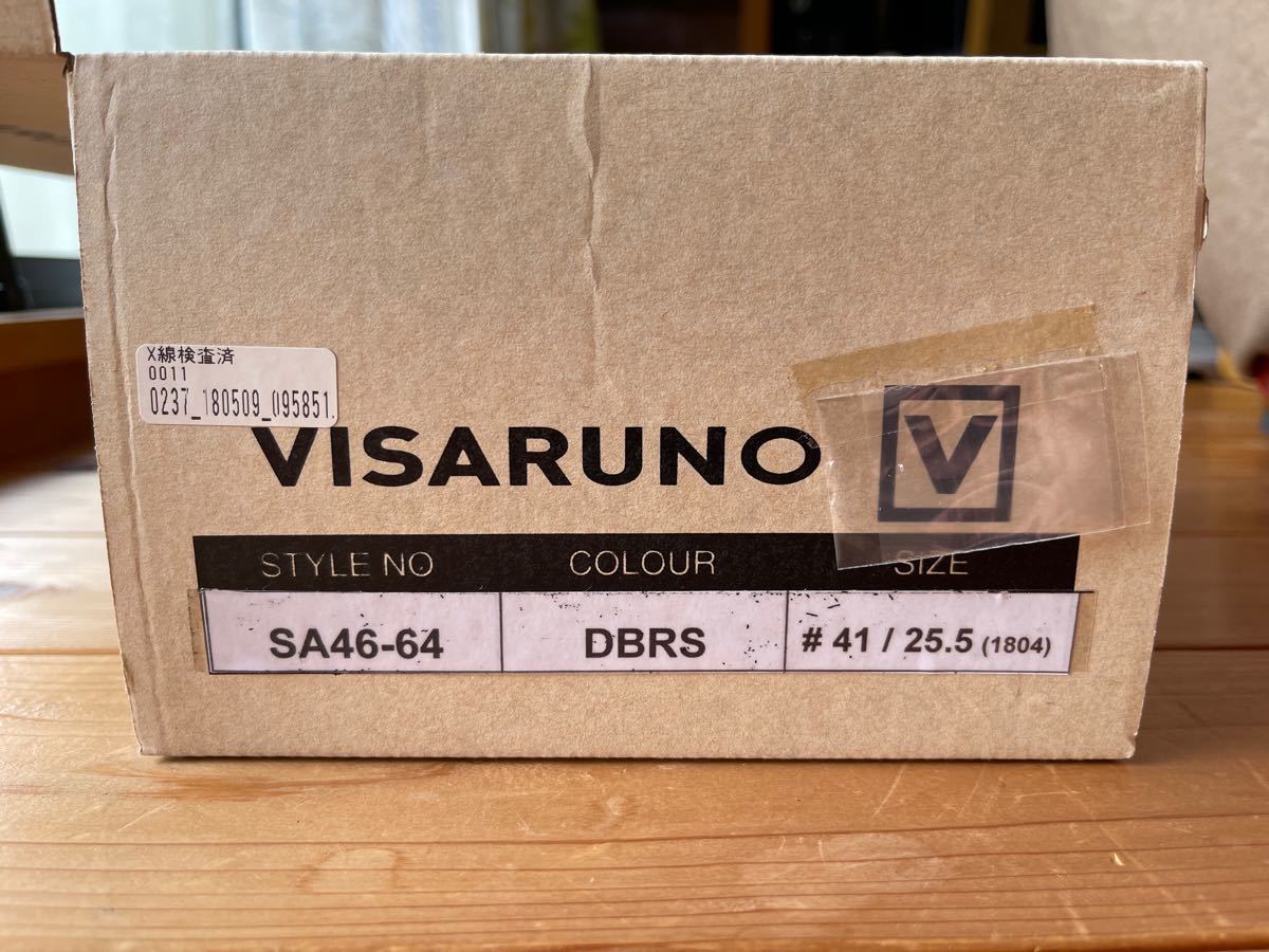 VISARUNO SA46-64 本革スエード　25.5センチ