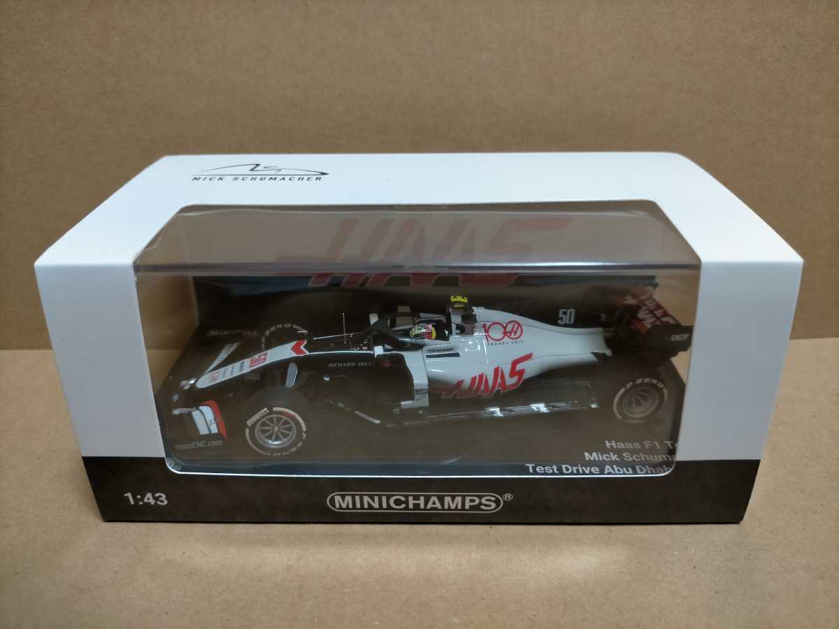 海外別注品 PMA 1/43 ハース HAAS F1 VF-20 M.シューマッハ No.50 2020 アブダビGP テスト ドライブ 限定500台_画像1