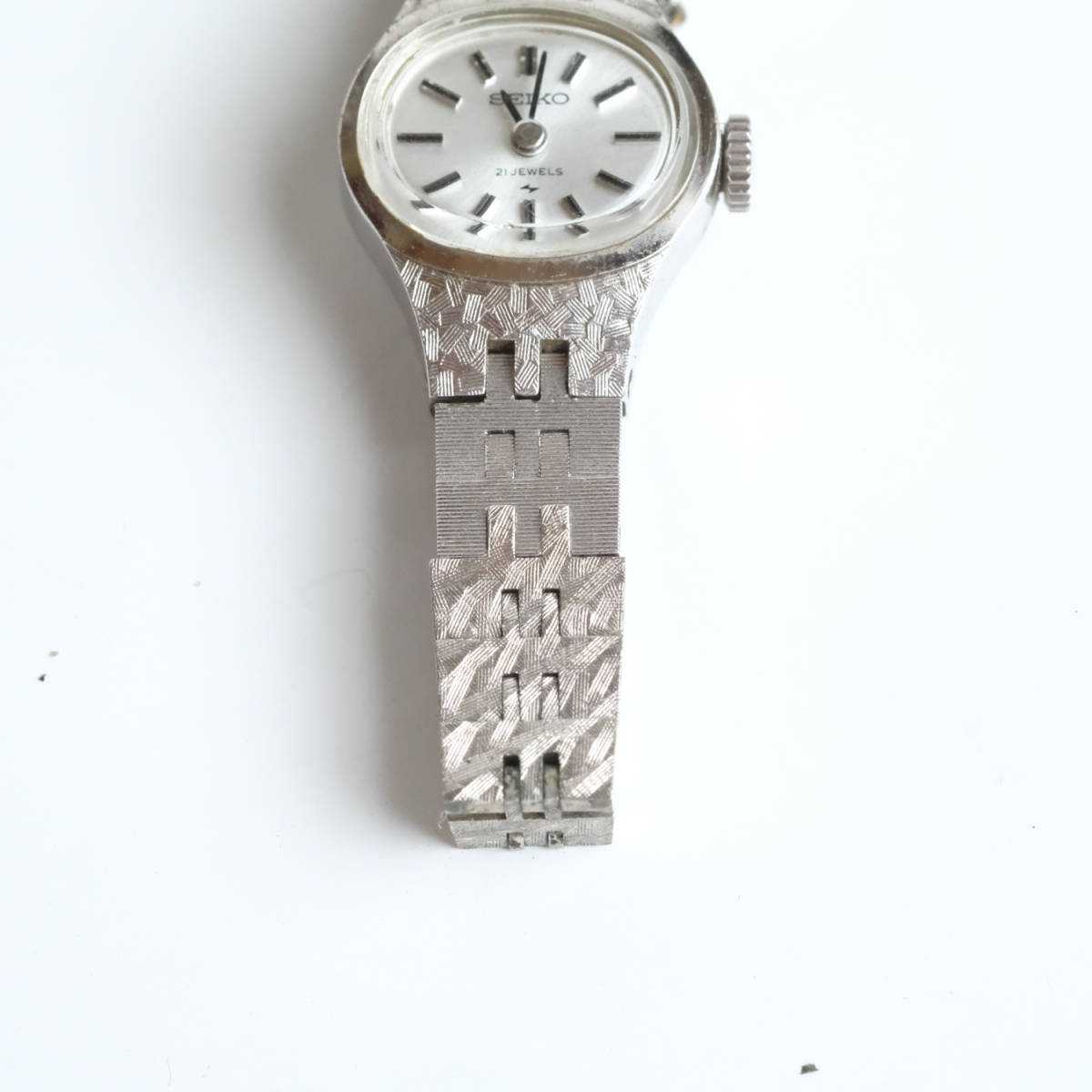 SEIKO セイコー 21石 21JEWELS レディース腕時計 0N0604 WGP 11-7370 ジャンク品_画像3
