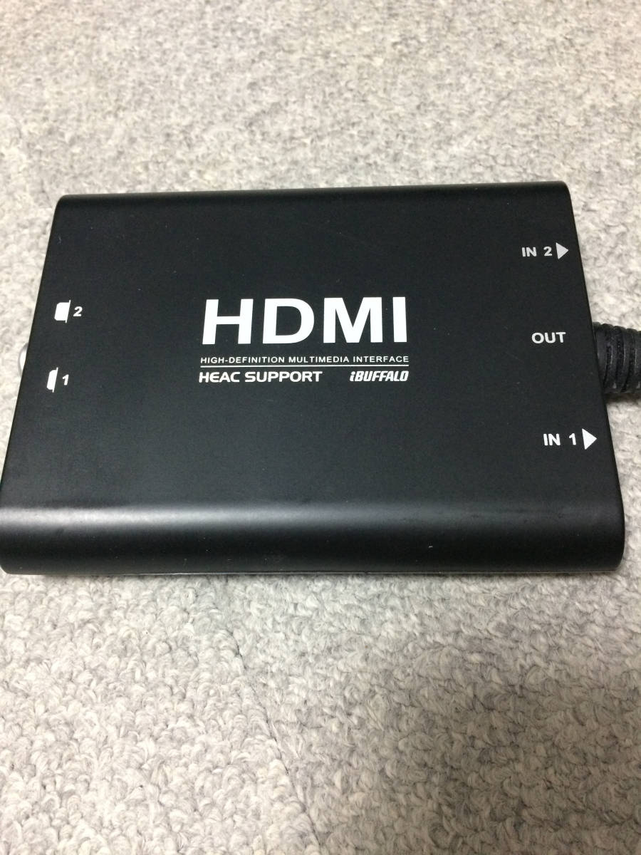 ヤフオク! - iBUFFALO HDMI切替器 HEAC対応2ポート BSAK202