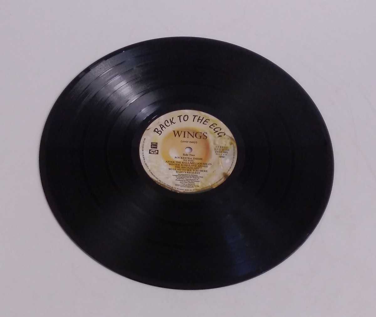 RCD-119 バックバック・トゥ・ジ・エッグ ポール・マッカートニー＆ウイングス LP レコード_画像3