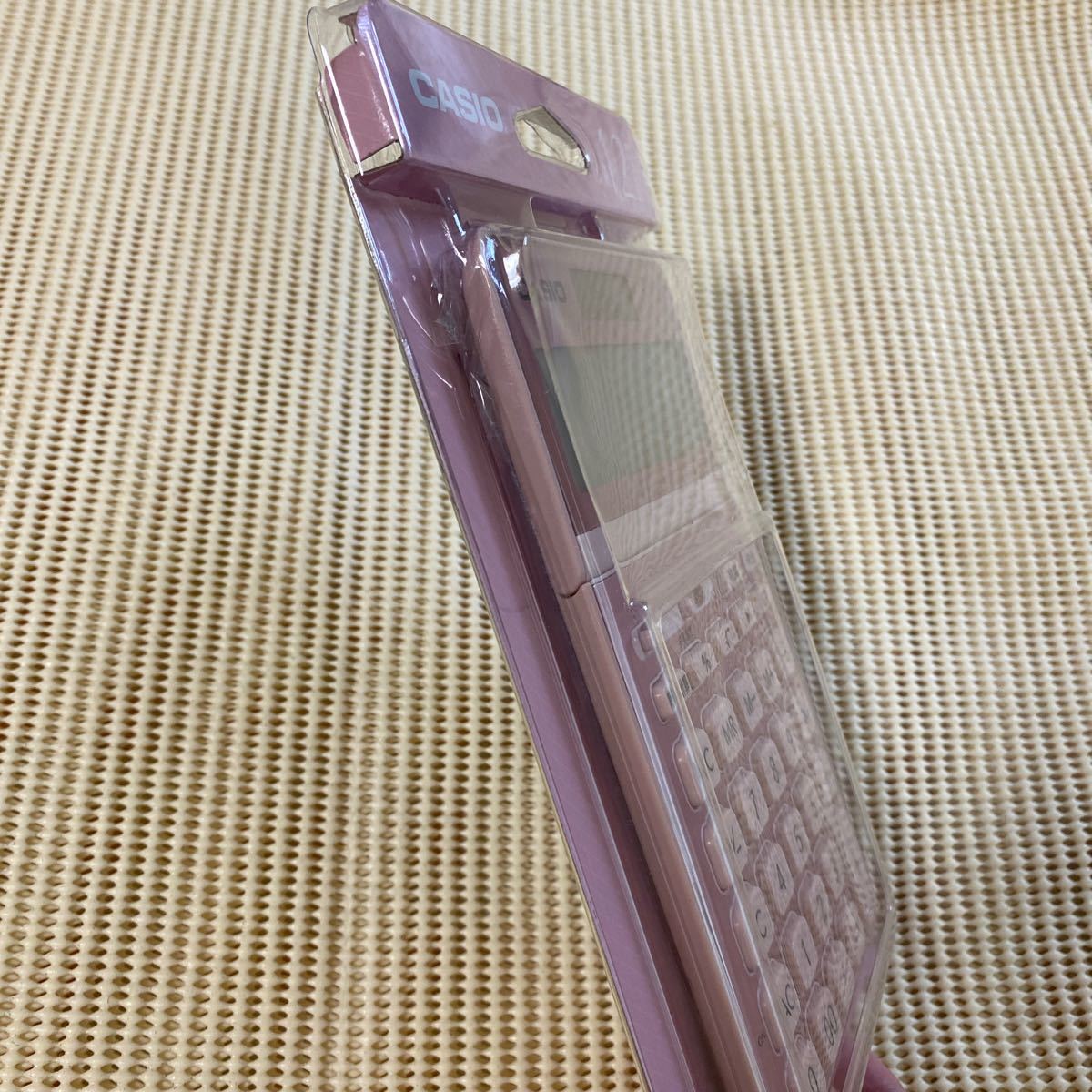 電卓　カシオ JF-S200-PK-N ピンク色