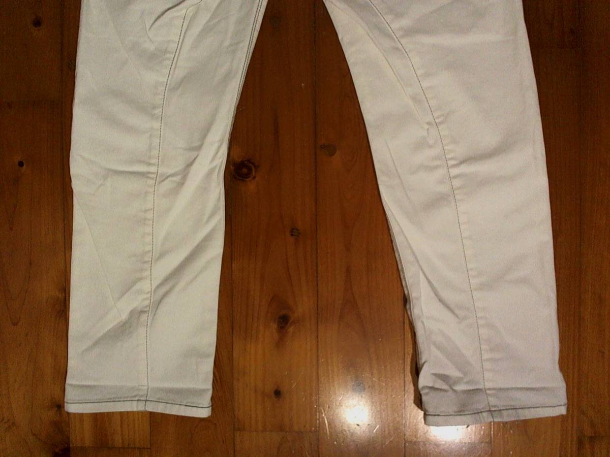 * Edwin XV*KS0040[EDWIN XV] тугой укороченные брюки белый джинсы 28 белый белый клик post возможно 